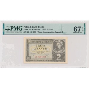 2 gold 1936 - CB - PMG 67 EPQ