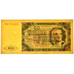 20 gold 1948 - HM 97... - plasticized paper -