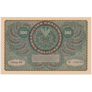 500 Mark 1919 - 1. Serie BF -