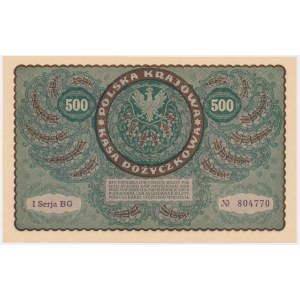 500 marks 1919 - I Serja BG -.