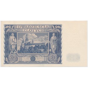 20 Zloty 1936 - AN - Weißbuch