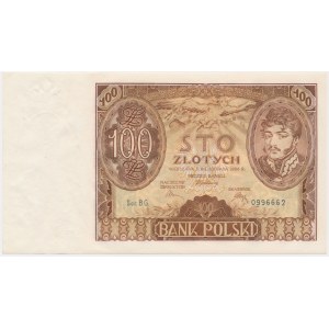 100 Zloty 1934 - Ser. BG. - ohne zusätzliche znw. -