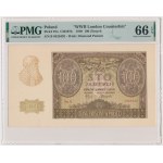 100 złotych 1940 - ZWZ - B - PMG 66 EPQ