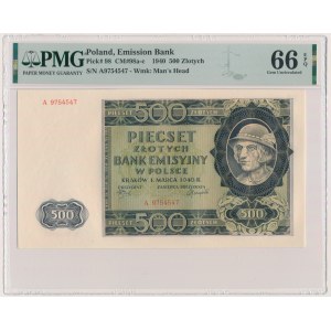 500 gold 1940 - A - PMG 66 EPQ