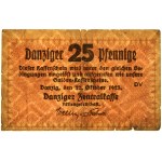 Danzig, 25 Pfennige 1923 - October - PMG 20