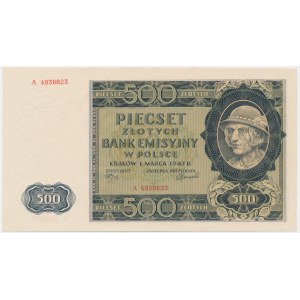 500 zloty 1940 - A -.