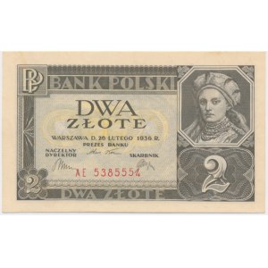 2 złote 1936 - AE -