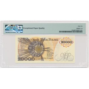 20.000 złotych 1989 - AM - PMG 66 EPQ