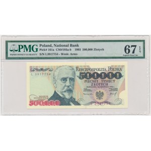 500,000 PLN 1993 - L - PMG 67 EPQ