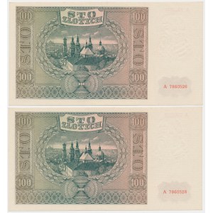 Set, 100 gold 1941 - A - (2 pieces).