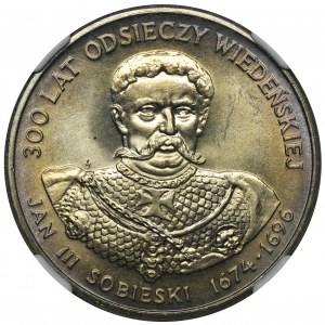 50 złotych 1983 Jan III Sobieski - NGC MS65