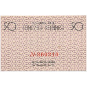 50 Pfennig 1940 - red serial number -