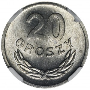 20 groszy 1970 - NGC MS65