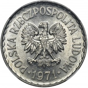 1 złoty 1971 - NGC MS64