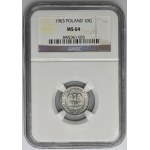 10 Pfennige 1963 - NGC MS64