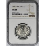 2 złote 1960 Jagody - NGC MS65