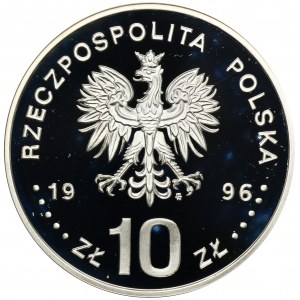 10 złotych 1996 200-lecie powstania Mazurka Dąbrowskiego