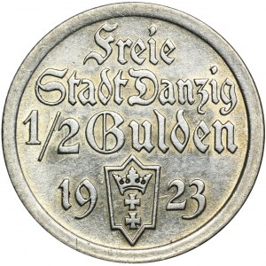 Freie Stadt Danzig, 1/2 Gulden 1923