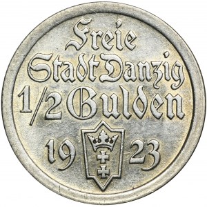 Free City of Danzig, 1/2 gulden 1923