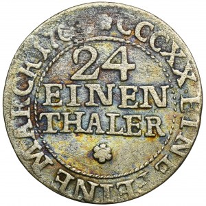 August III Sas, 1/24 Taler (Pfennig) Dresden 1763 FWôF