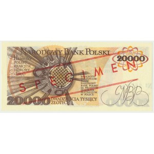 20,000 zl 1989 - MODEL - A 0000000 - No.1879 -.