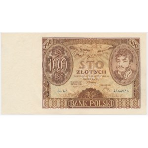100 złotych 1932 - Ser.AZ. - znw +X+ -