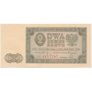 2 gold 1948 - CH -.