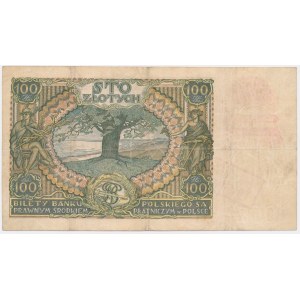 100 złotych 1932(9) - Ser.AV. - + X + - fałszywy przedruk okupacyjny