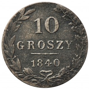 10 groszy Warszawa 1840 MW