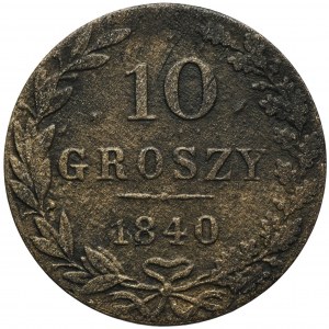 10 groszy Warszawa 1840 MW