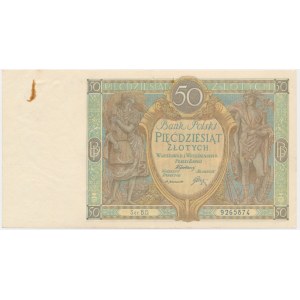 50 złotych 1929 - Ser.B.D. -
