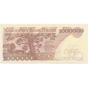 1 milion złotych 1991 - B - FALSYFIKAT Z EPOKI w pięknym stanie