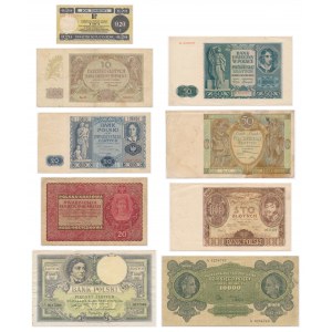 Set, Polish banknotes (9 pieces).