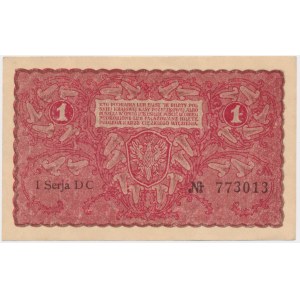 1 mark 1919 - 1st Series DC -.