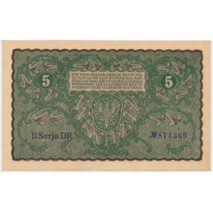 5 marks 1919 - II Serja DR -.