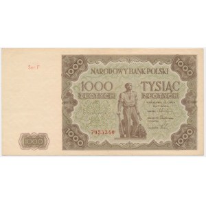 1,000 zloty 1947 - F -.