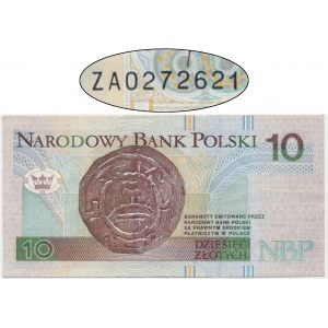 10 złotych 1994 - ZA - seria zastępcza