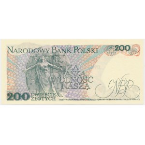 200 złotych 1988 - EB - rzadsza seria przejściowa -