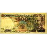 200 Zloty 1988 - EB - seltenere Übergangsserie -