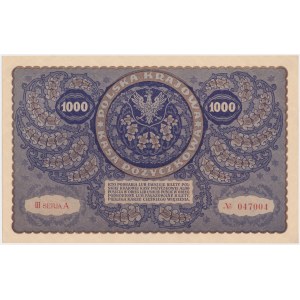 1,000 marks 1919 - III Serja A -.