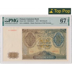 100 złotych 1941 - A - PMG 67 EPQ