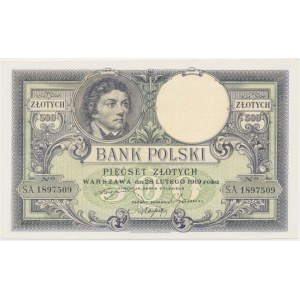 500 Zloty 1919 - SA. -