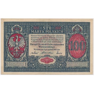 100 marek 1916 - Generał - ładny i naturalny