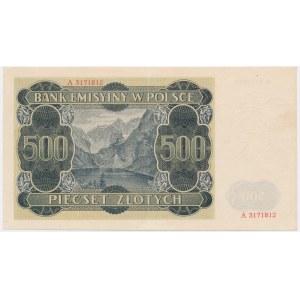 500 Zloty 1940 - A -