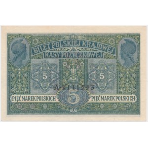 5 Mark 1916 - Allgemein - Eintrittskarten - A -