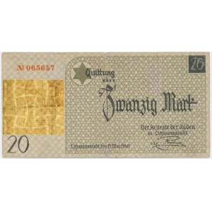 20 Mark 1940 - Nr.1 mit Wasserzeichen - RARE