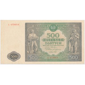500 zloty 1946 - L -.