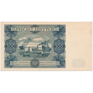 500 Zloty 1947 - O -