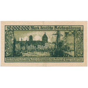 Danzig, 10 milion Mark 1923 - A -