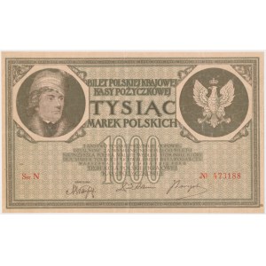 1,000 marks 1919 - Ser.N -.